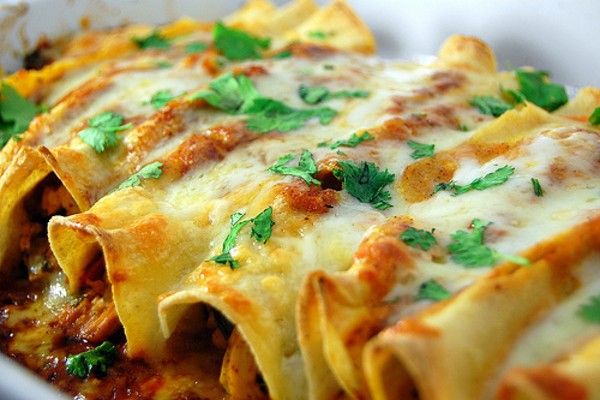 Fiesta Chicken Enchiladas