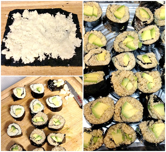 Passover Cauliflower Sushi