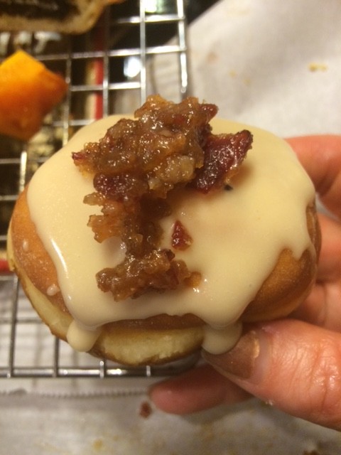 bacon doughut maple